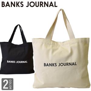 BANKS JOURNAL バンクス ジャーナル トートバッグ ショッピング バッグ シンプル キャンバス LABEL TOTE BAG BA0002｜inreason