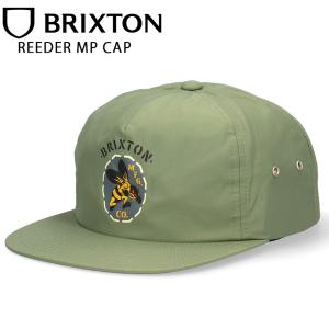 ブリクストン BRIXTON キャップ 帽子 ナイロン 平つば フラット リーダー 蜂 ハチ アウトドア 山登り 軽量 メンズ レディース ブランド reeder mp cap 11335｜inreason