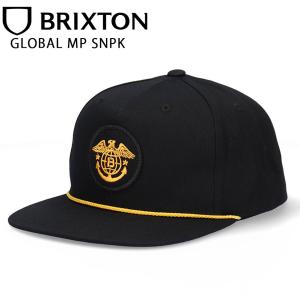ブリクストン BRIXTON キャップ 帽子 ワッペン 平つば フラット グローバル スナップバック メンズ レディース ブランド global mp snpk 11418｜inreason