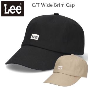 LEE リー ワイドブリム コットンツイル キャップ 幅広 大きいツバ 帽子 LEEキャップ 日焼け予防 日焼け対策 ベースボールキャップ lee ブランド