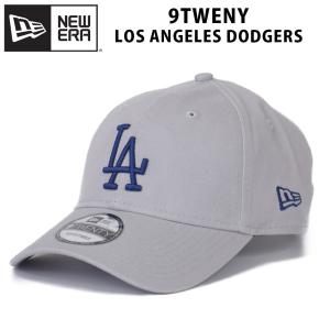 ニューエラ NEW ERA 9TWENTY LA ドジャース ロゴ キャップ グレー ローキャップ 920 帽子 ブランド GR Los  Angeles Dodgers 12533150
