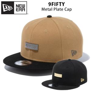 ニューエラ 9FIFTY メタルプレート キャップ 950 サイズ調節可能 大きいサイズ M/L L/XL NEW ERA ユニセックス フラットバイザー 帽子 Metal Plate Cap｜inreason