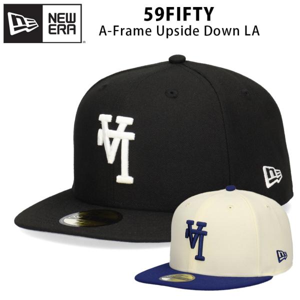 ニューエラ 59FIFTY アップサイドダウン LA ドジャース キャップ NEW ERA 5950...