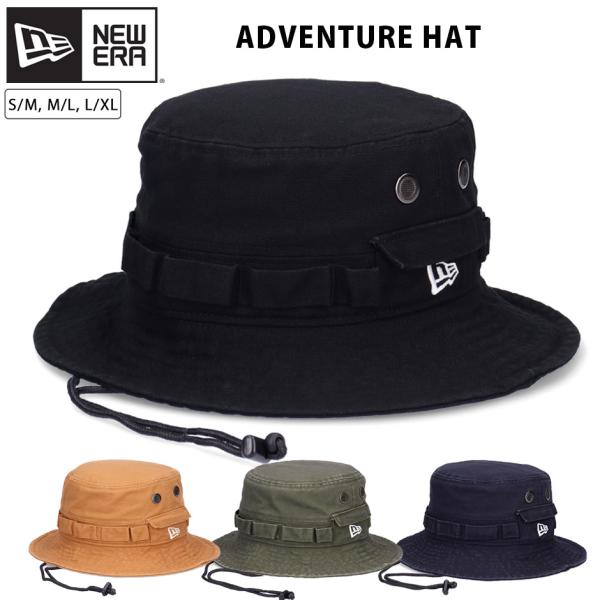 ニューエラ アドベンチャーハット ハット 帽子 シンプル NEW ERA ウオッシュ加工 ADVEN...