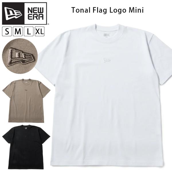 ニューエラ トナル フラッグロゴ 半袖 Tシャツ ロゴ SS TEE 半袖tシャツ ロゴ クルーネッ...