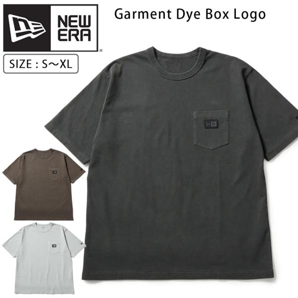 ニューエラ ガーメントダイ 半袖 Tシャツ SS TEE 半袖tシャツ ロゴ NEW ERA メンズ...
