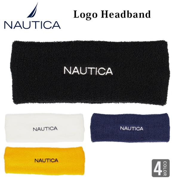 ノーティカ NAUTICA ロゴ ヘッドバンド ヘアバン パイル LOGO HEAD BAND NT...