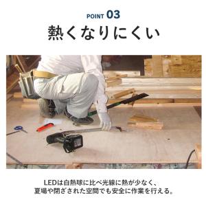 投光器 led クリップライト 6000lm ...の詳細画像5