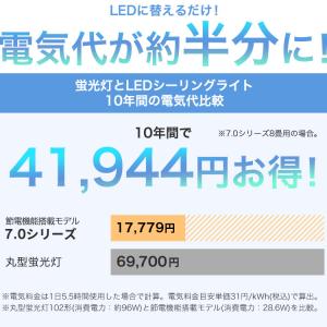 シーリングライト led 8畳 調光 3個セッ...の詳細画像1