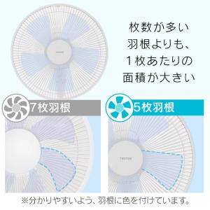 扇風機 DCモーターリモコン 静音 リビング ...の詳細画像5