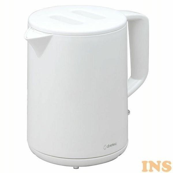 電気ケトル 「タルボ」 ホワイト PO-360 ドリテック (D)(B)