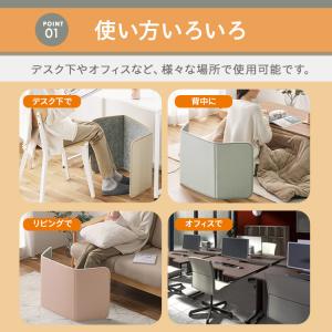 デスクパネルヒーター アプリコットピンク モス...の詳細画像3