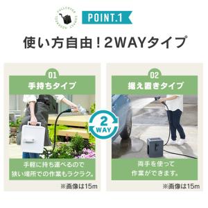 ホース ホースリール 20m コンパクト 軽量...の詳細画像3