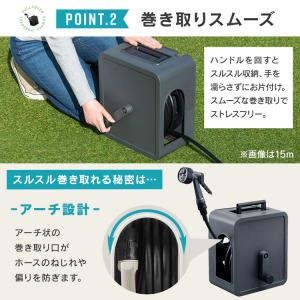 ホース ホースリール 20m コンパクト 軽量...の詳細画像4