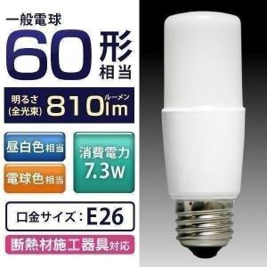 LED電球 E26 60W T型 T形 アイリスオーヤマ ダウンライト 全方向 LDT7N-G／W-6V1・LDT7L-G／W-6V1｜insair-y