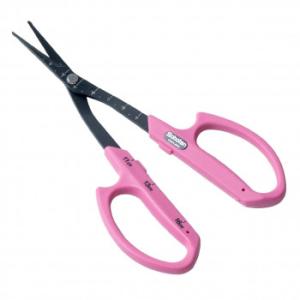 サボテン　フッ素コートぶどう鋏　先丸そり刃大ハンドル　B-6MB