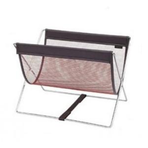 日本製 SAKI(サキ) ミニサイドワゴン メッシュ×レザー調PVC Sサイズ R-368 ブラウン