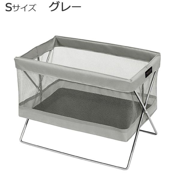 日本製 SAKI(サキ) ミニサイドワゴン メッシュ Sサイズ R-331 グレー