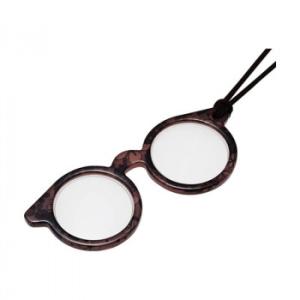 ペンダント型ルーペ ミニメガネシリーズ PRT13-4 メローフラワー