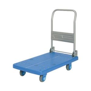 同梱・代引不可 静音台車　ハンドル折りたたみ式　最大積載量200kg　PLA200M1-DX