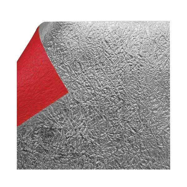 もみ銀箔両面和紙 単色 25.5×36cm 赤 10枚入 KJ-13R 1 セット