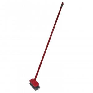 同梱不可日本クリンテック Ka'z clean デッキブラシ R レッド