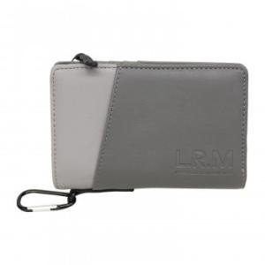L.R.M 切り替え合皮ミドル財布 CMK-0574 グレー