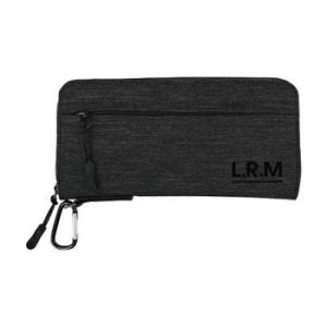L.R.M 隠しジップラウンド長財布 CMK-0558 ブラック