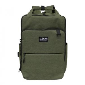 L.R.M 10ポケット スクエア3層リュック CMK19-0541 カーキ