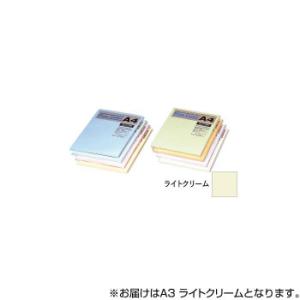 オストリッチダイヤ ニューファインカラーPPC用紙 A3 ライトクリーム 500枚入 FRC5-A3