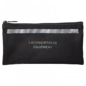 メッシュペンポーチ ナイロン製 黒 LEQ07-100BK