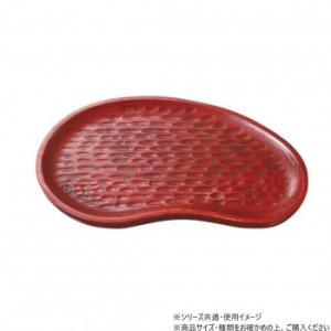 阿瀬真三商店 まめ皿赤 R3117