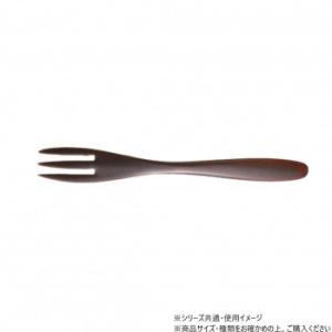 阿瀬真三商店 手ぬり 溜 フォーク 小 R1207