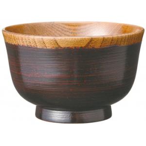 阿瀬真三商店 汁椀 黒カスミ R0606