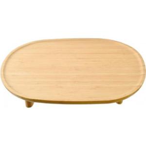 阿瀬真三商店 竹 楕円 高台トレー R3209
