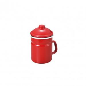 漉しアミ付オイルポット1.0L　PCL-05R・レッド