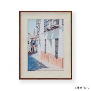 写真立　ポルタ　2L　ホワイト・ブラウン　33R09412201