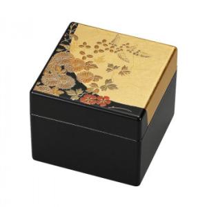 まえじゅう漆器 姫小箱(鏡付) はなの 4R-601