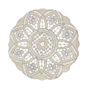 優美社　8R01-00 スワトウ レース （スワトウA）  ホワイト