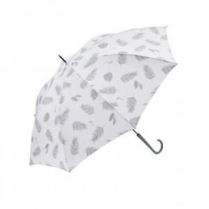 ソフトジャンプ(R) スライドスリム 60cm 長傘 ボタニカル スチールグレー