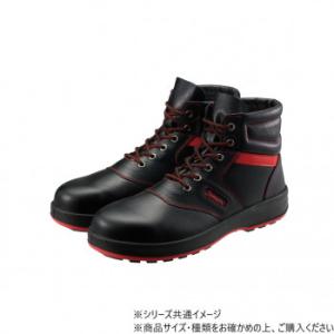 シモン 安全靴 SL22 R　黒/赤 25.5cm 1706230