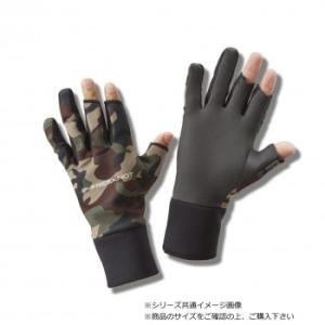 ハヤブサ FOURON　ネオプレングローブ　3本カット カモフラ LL Y4196-LL-69