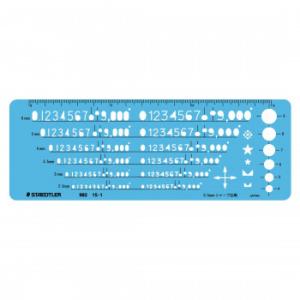 ステッドラー テンプレート 数字定規 ST981151
