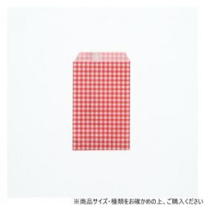 シモジマ HEIKO(ヘイコー) 006521605 柄小袋 R-100 ギンガムミニ 赤 200枚