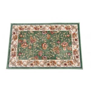 同梱・代引不可 セリーヌマット ベルギー製モケット織り 玄関マット 50x80 グリーン R1400...