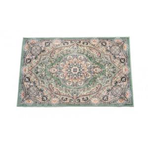 同梱・代引不可 フローラマット ベルギー製モケット織り 玄関マット 60x90 グリーン R1425...