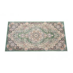 同梱・代引不可 フローラマット ベルギー製モケット織り 玄関マット 67x120 グリーン R142...