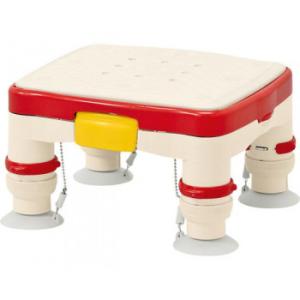 安寿 高さ調節付浴槽台R「かるぴったんミニ すべり止めシートタイプ 536-484 レッド 2298...