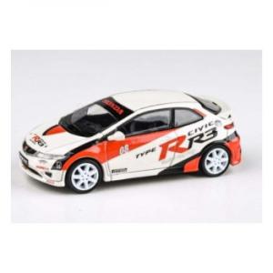 JADI B ホンダ シビック Type R FN2 07 レース仕様 LHD 1/64スケール P...