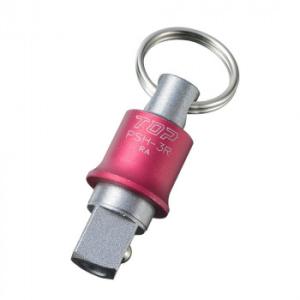 トップ工業(TOP) 携帯用インパクトソケットホルダー 差込角9.5mm レッド PSH-3R